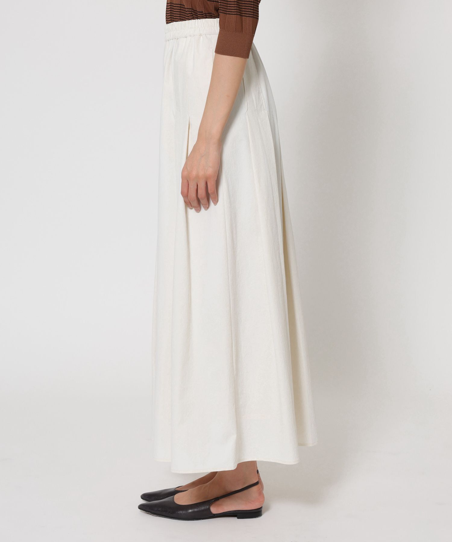 BABYLONE「【多機能素材】ナイロンタフタスカート」|スカート|