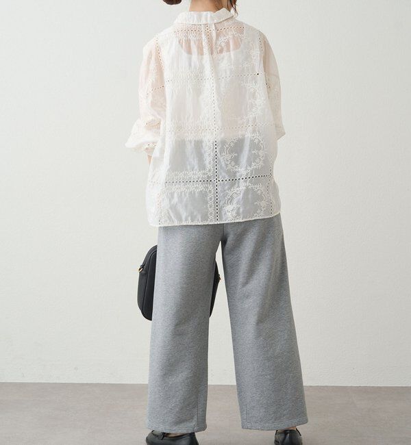  「パッチワーク刺繍レースブラウス」|シャツ・ブラウス|