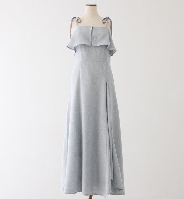  「【miyabi企画】フリルツイードキャミワンピ」|その他|