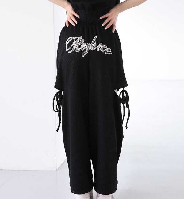  「【セットアップ可能】【SMサイズ展開あり】サイドカットリボンスエットパンツ」|その他|