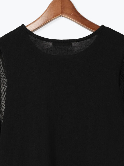 Te chichi「ウェーブシアースリーブニットプルオーバー」|ニット・セーター|