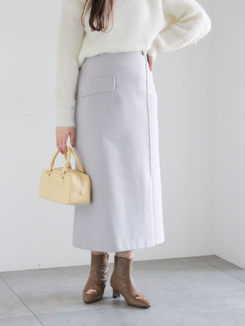 Te chichi「メルトンジャージートラペーズスカート」|スカート|Ｓグレー