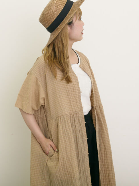 Samansa Mos2「【S/Mサイズ】オーバーレース切替ワンピース」|ワンピース|