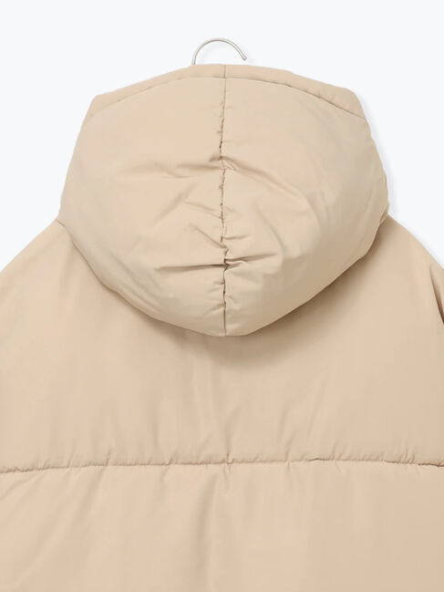 Samansa Mos2 blue「裾ラウンド中綿ブルゾン」|ブルゾン・スタジャン|