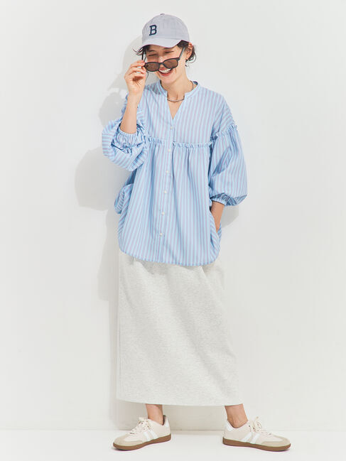 Samansa Mos2「ダンボールタイトスカート」|スカート|