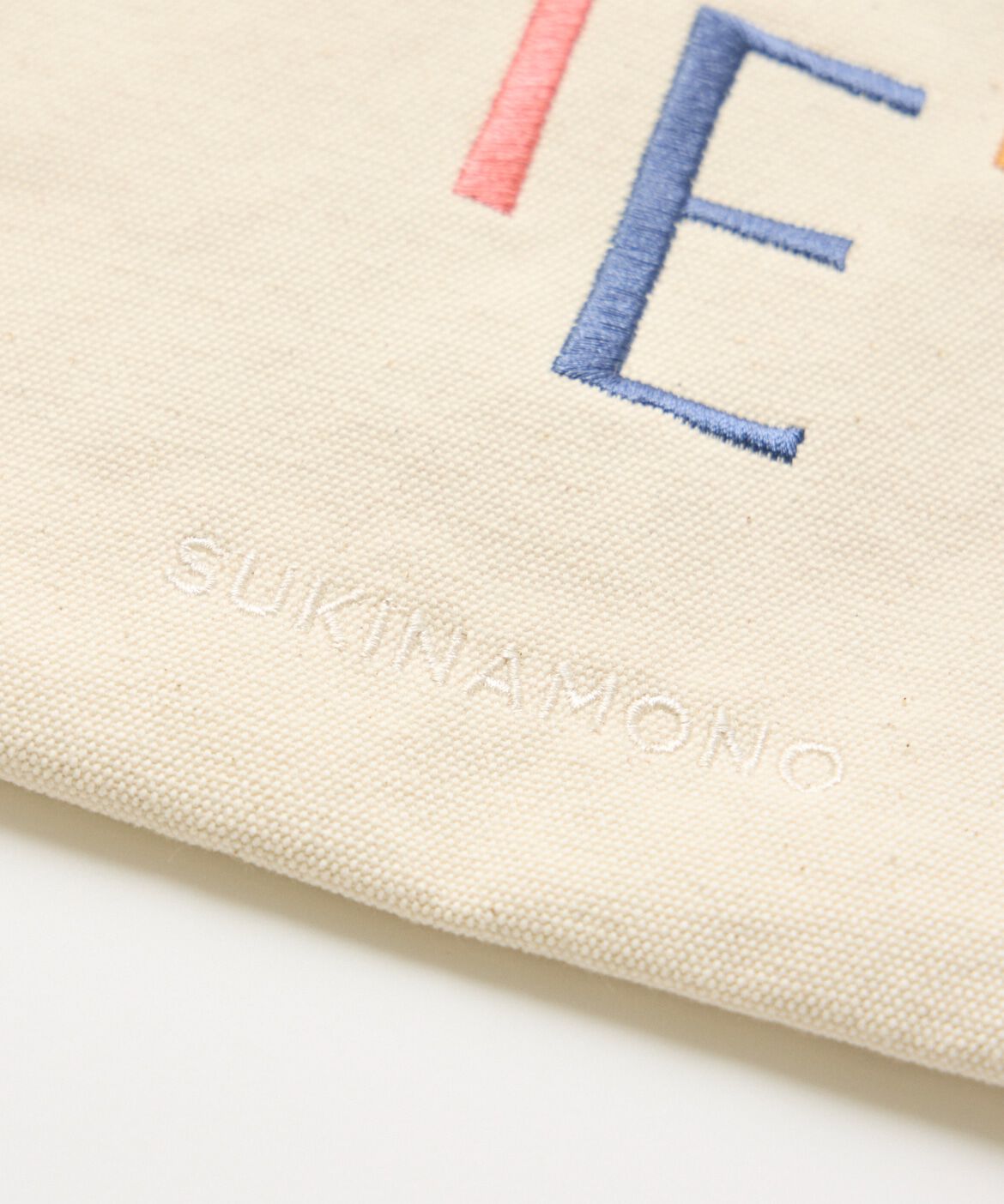 FAVORITE SUKINAMONO「《RAINBOW COLLECTION》刺繍ロゴキャンバストート」|トートバッグ|