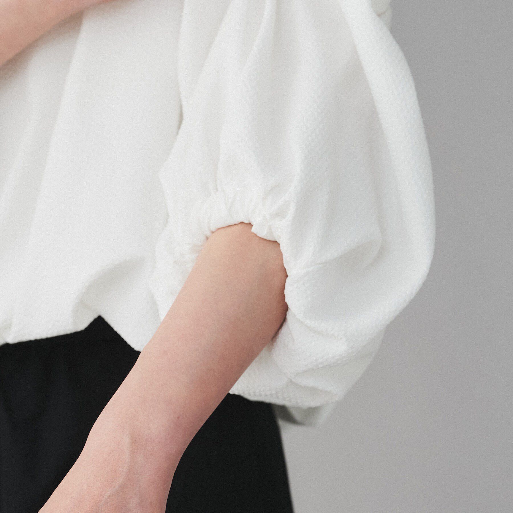 UNTITLED「【MARILYN MOON】別注 前後2way バルーンスリーブブラウス」|シャツ・ブラウス|