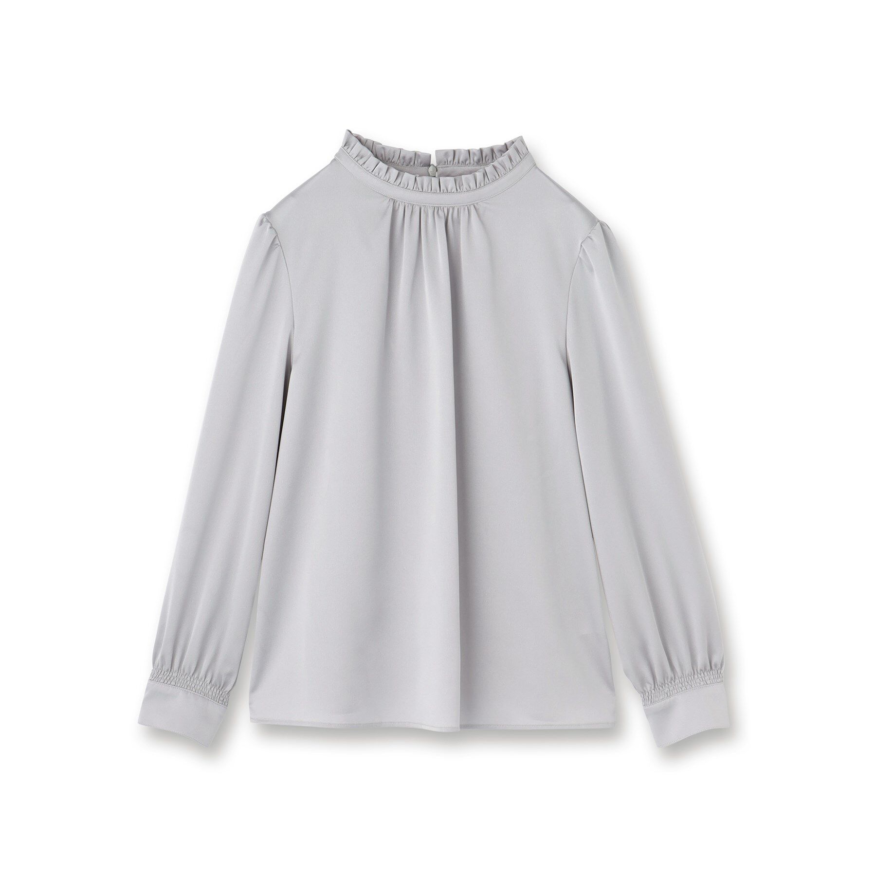 UNTITLED「【セレモニー/定番人気】ハイネックフリル ブラウス」|シャツ・ブラウス|