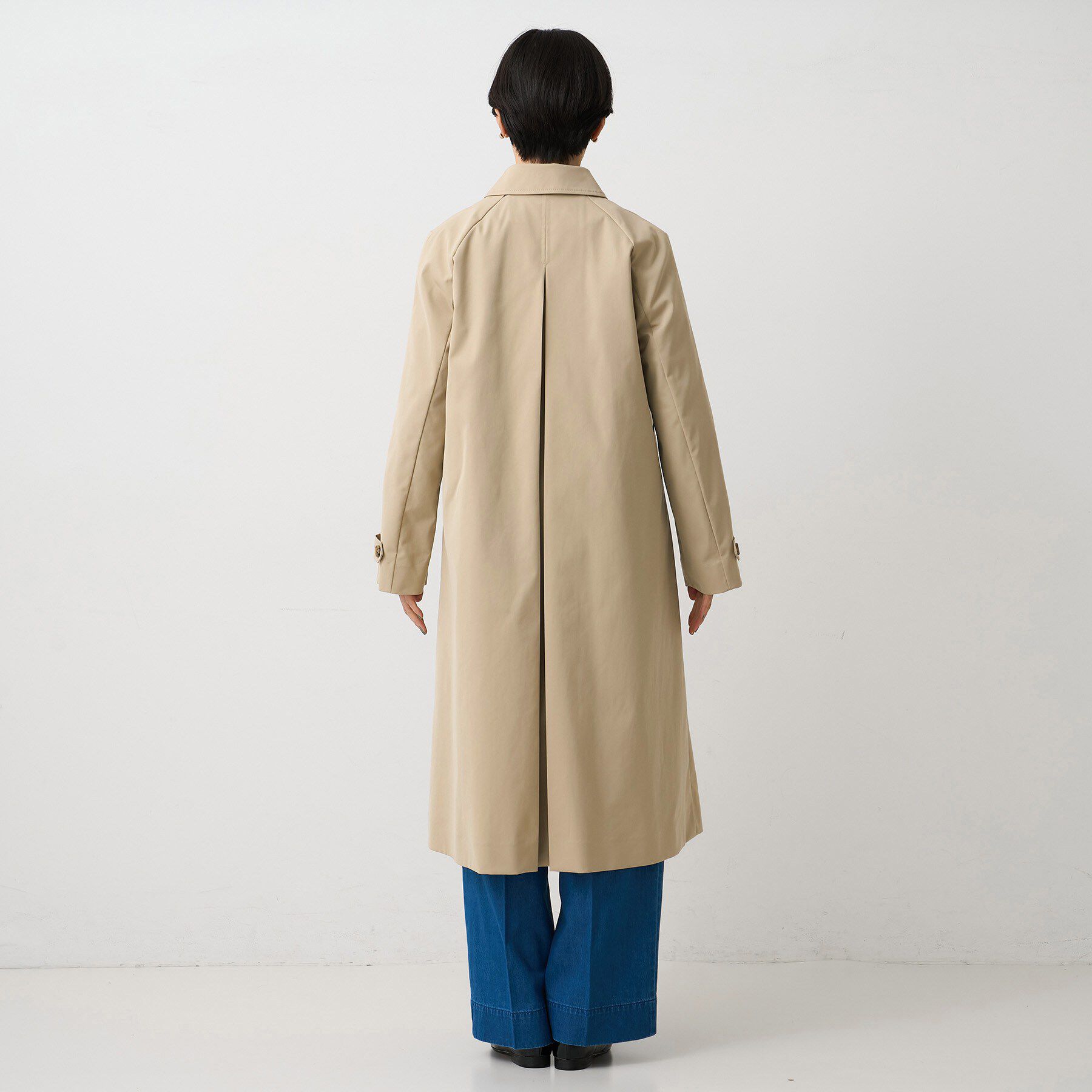 UNTITLED「【はっ水/洗える】タスランステンカラーコート」|ステンカラーコート|