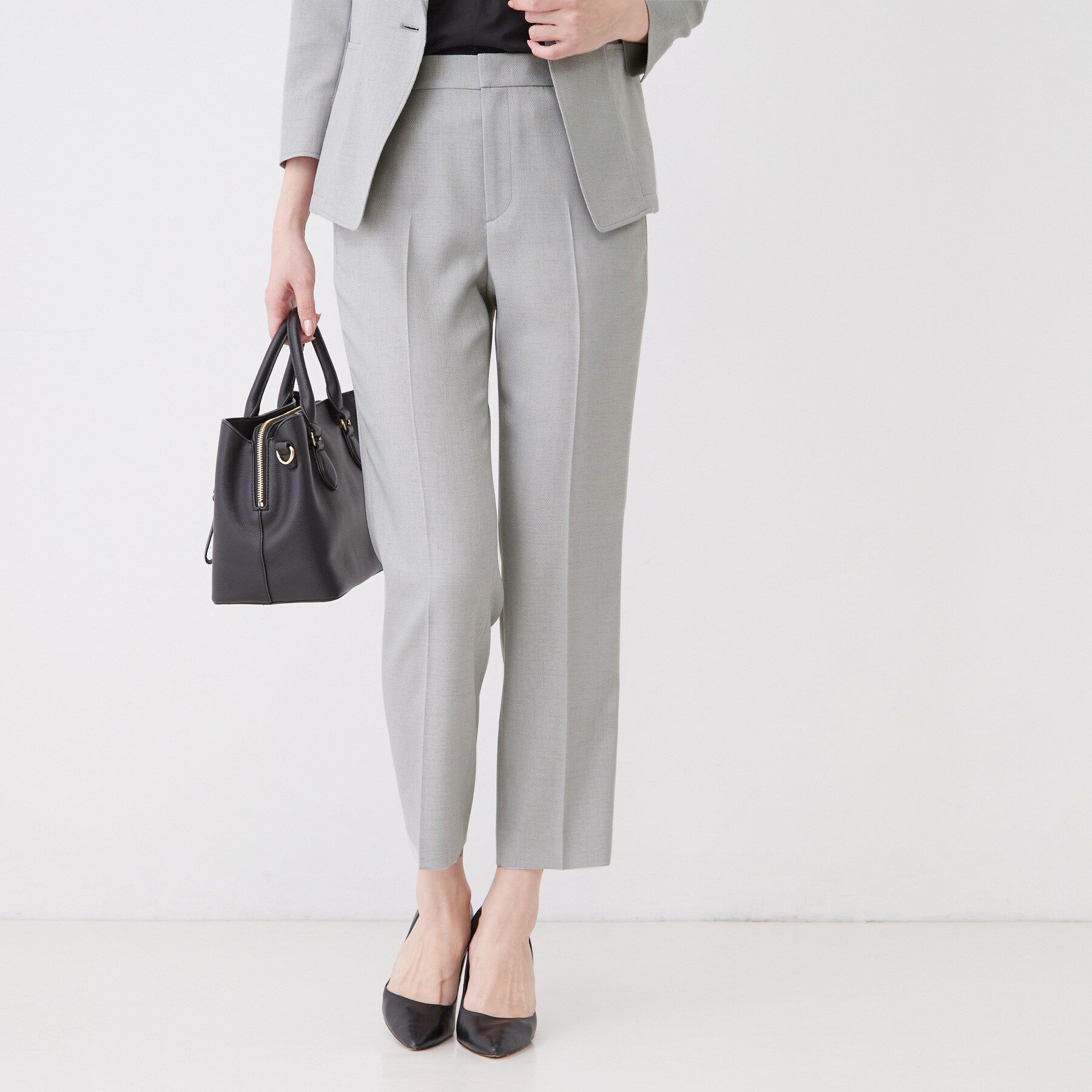 COUP DE CHANCE「【手洗い可／日本製／セットアップ可】リネンライクテーパードパンツ」|その他|