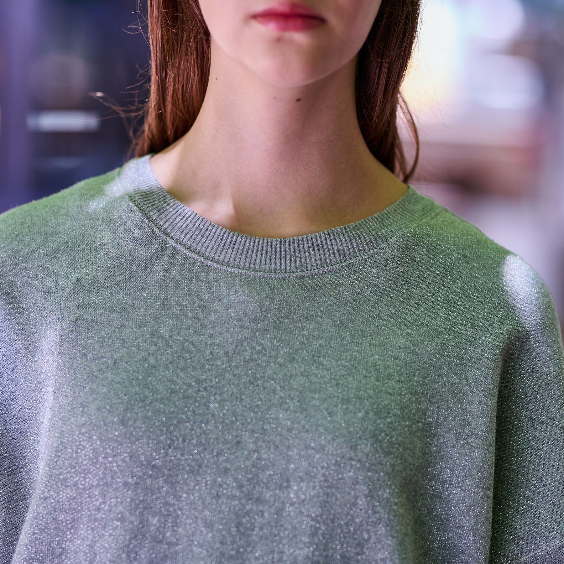 DRESSTERIOR「ラメ裏毛プルオーバー」|Tシャツ・カットソー|