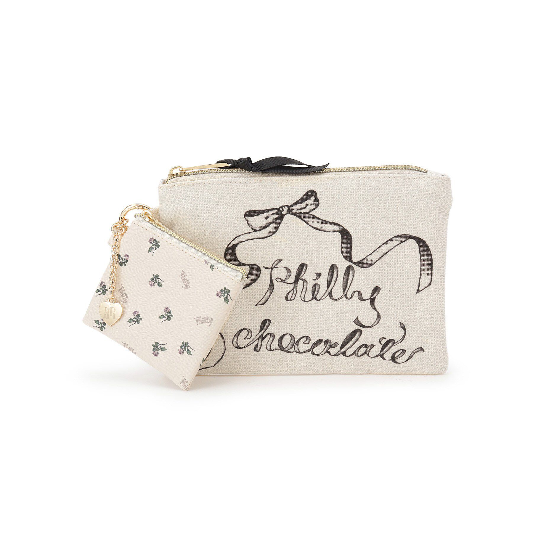 grove「【コラボITEM】アソートセットポーチ【Philly】」|ポーチ|アイボリーフラワー(