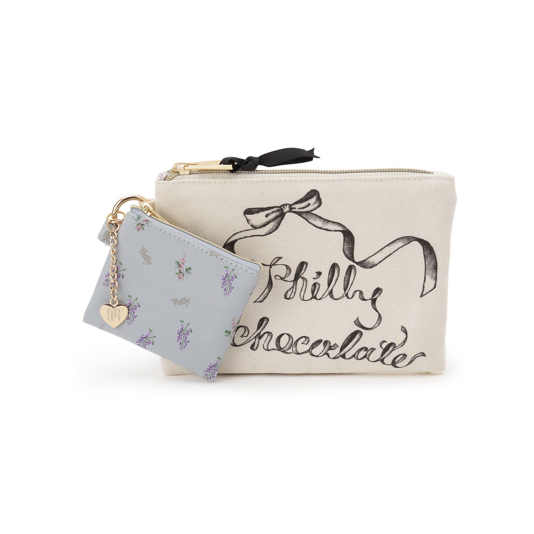 grove「【コラボITEM】アソートセットポーチ【Philly】」|ポーチ|サックスフラワー(1