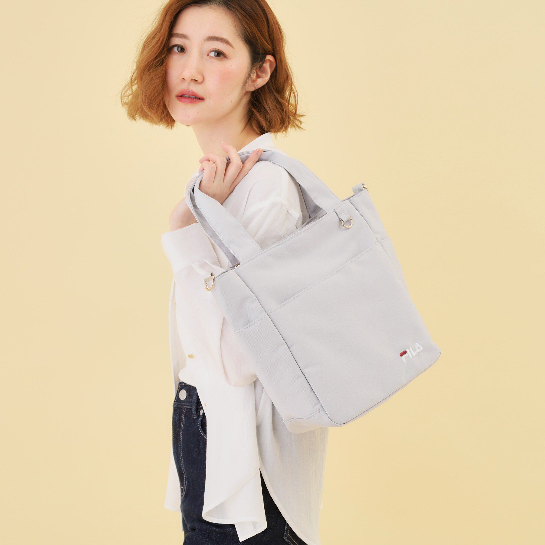 grove「【FILA別注】撥水2WAYトート」|トートバッグ|