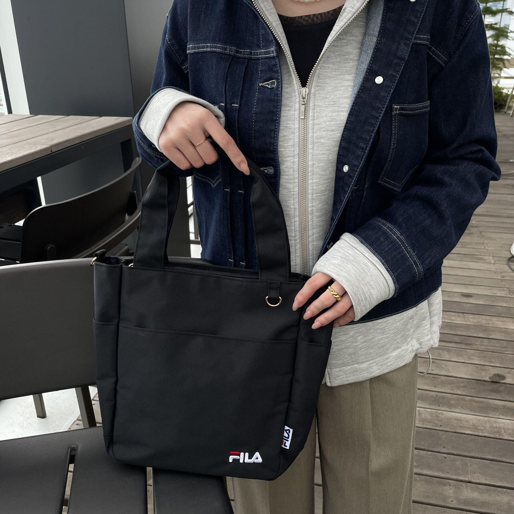 grove「【FILA別注】撥水2WAYトート」|トートバッグ|