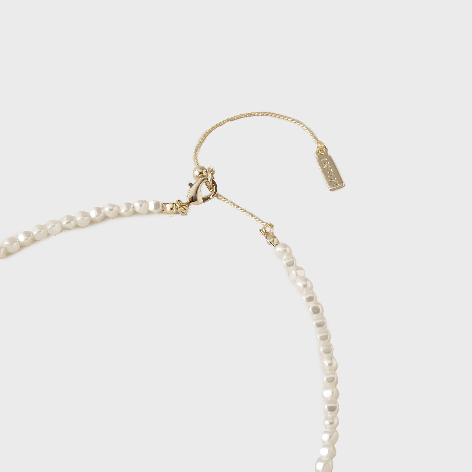 INDIVI「ランダムパール調ネックレス」|ネックレス|