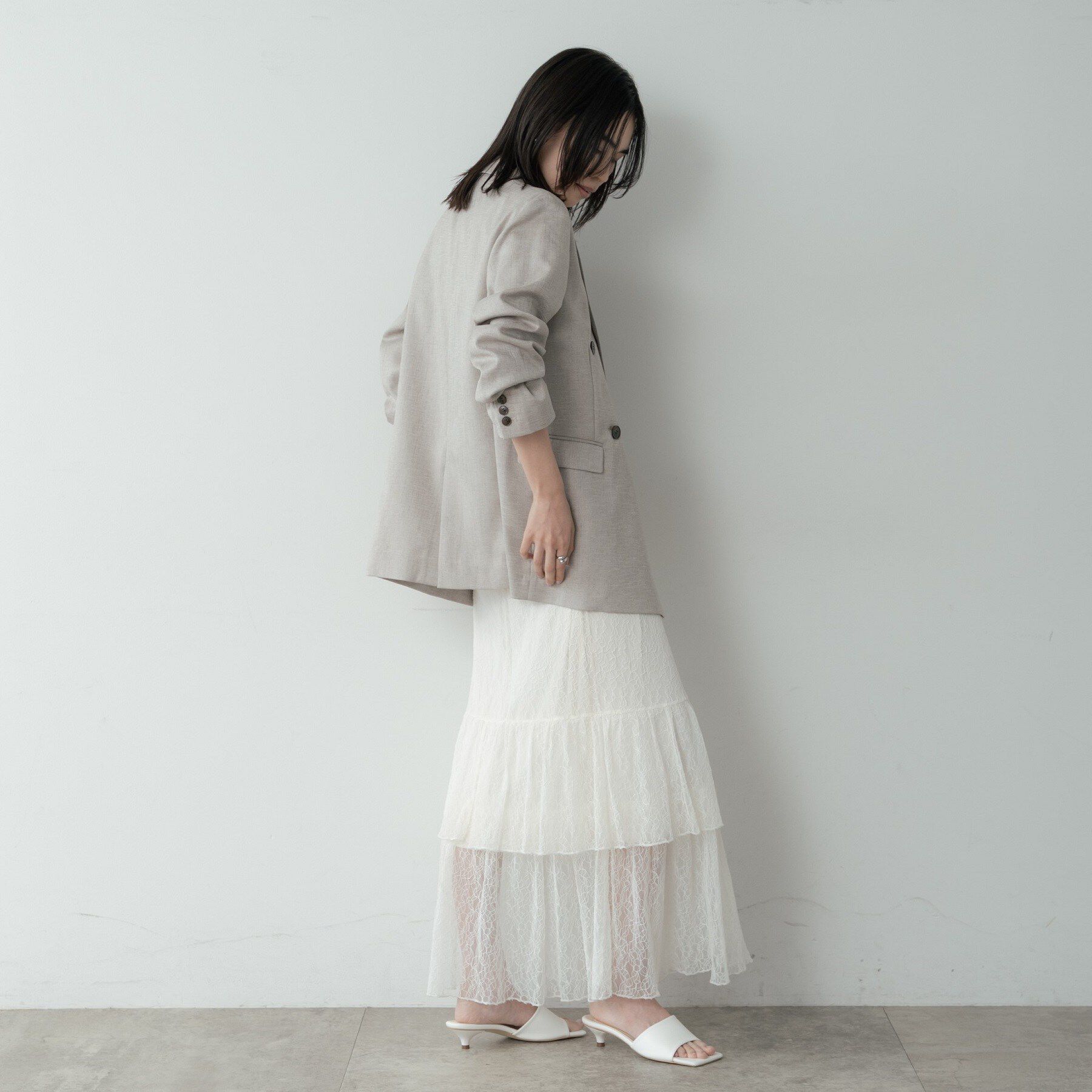 GALLEST「ダブルブレストオーバージャケット」|テーラードジャケット|