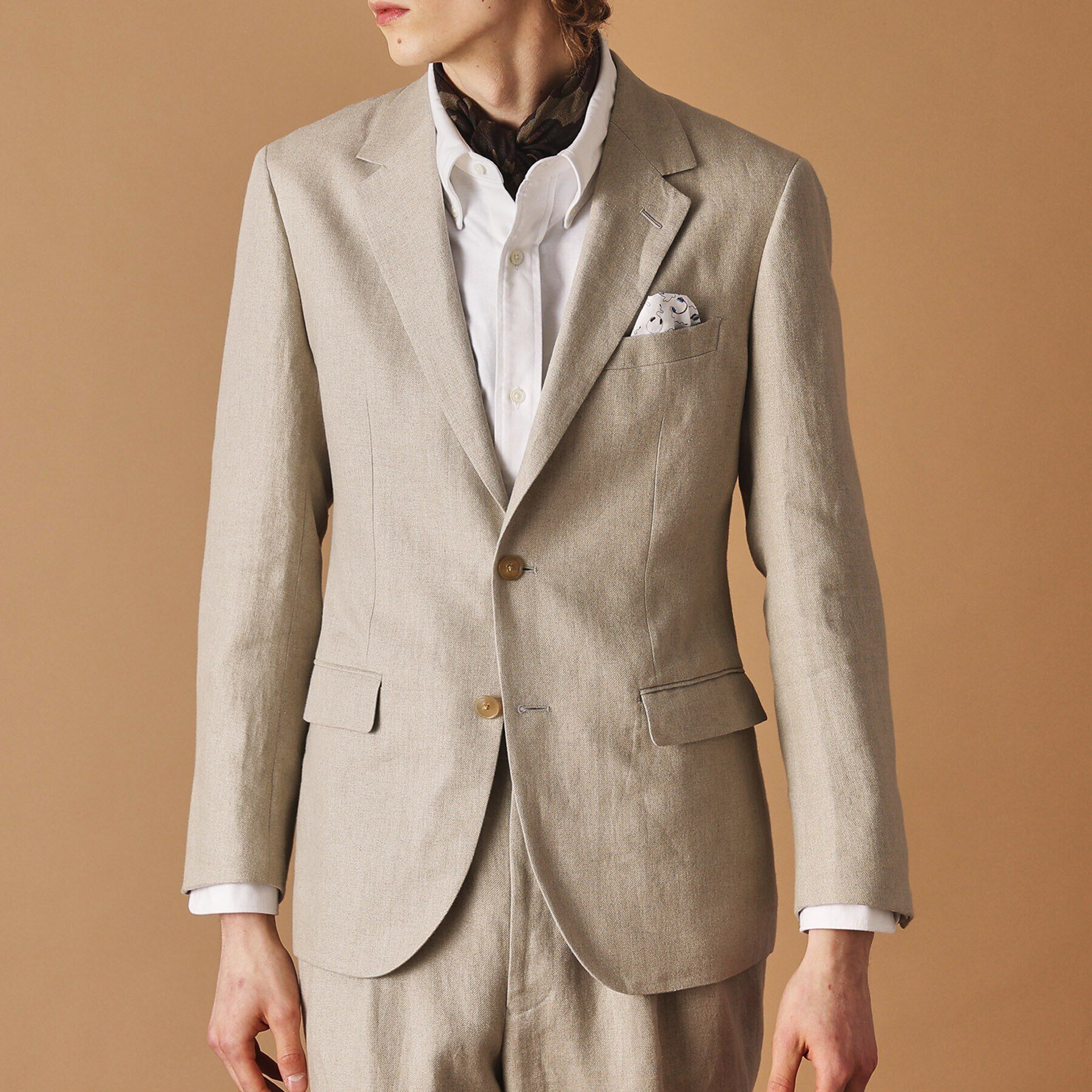 40CARATS&525「リネン テーラードジャケット」|テーラードジャケット|