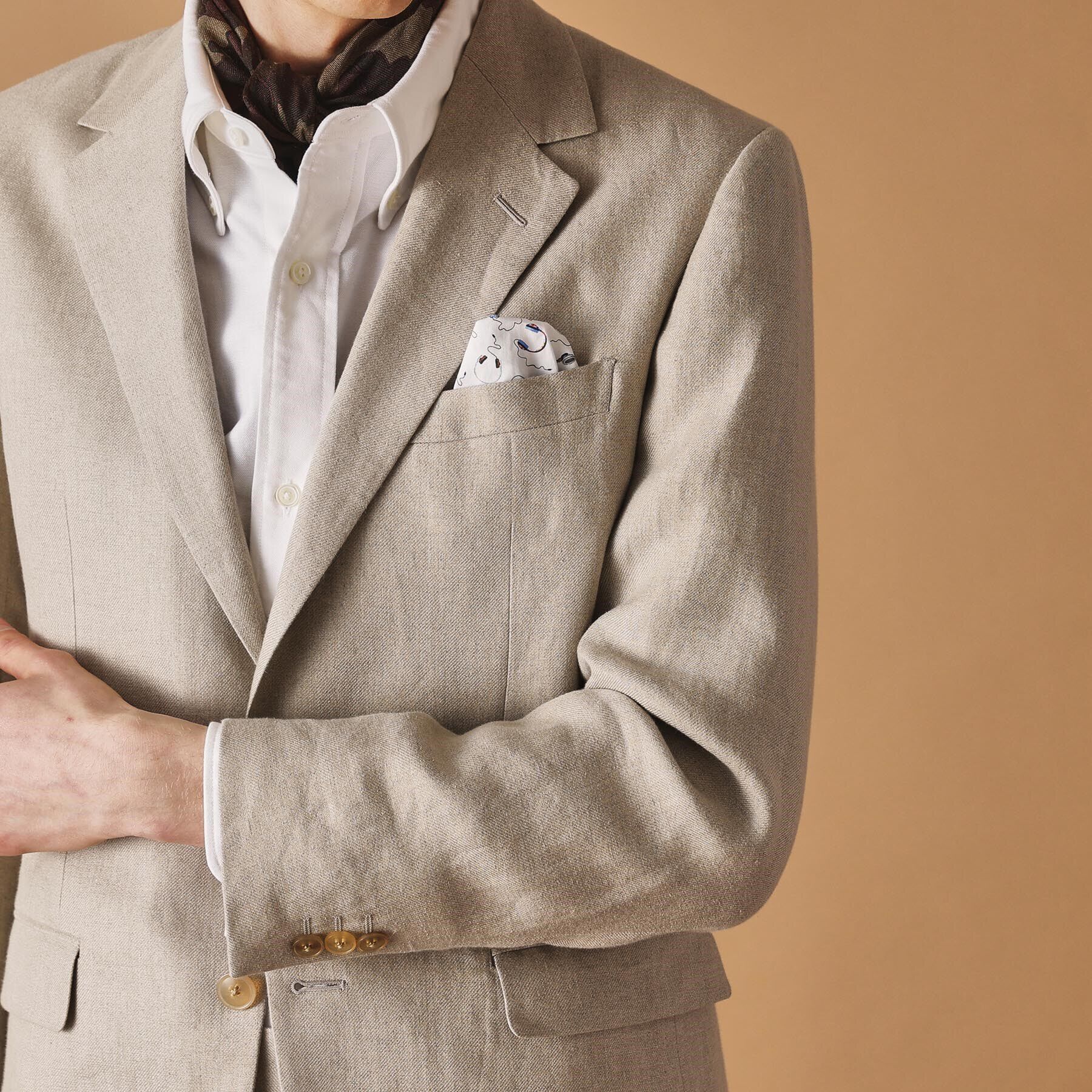 40CARATS&525「リネン テーラードジャケット」|テーラードジャケット|