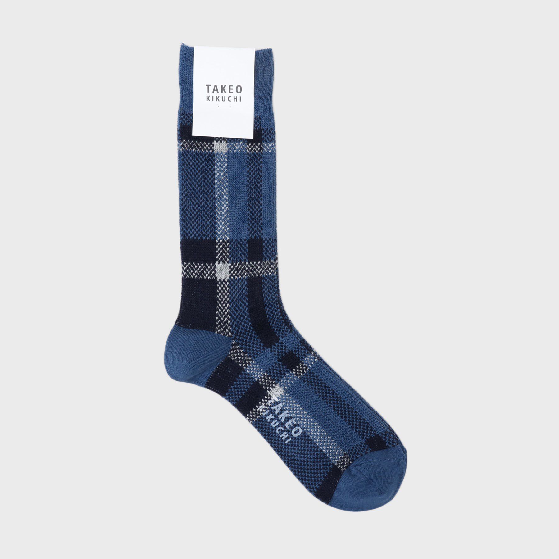 TAKEO KIKUCHI「タータンチェック柄ソックス」|ソックス|ブルーグリーン(29