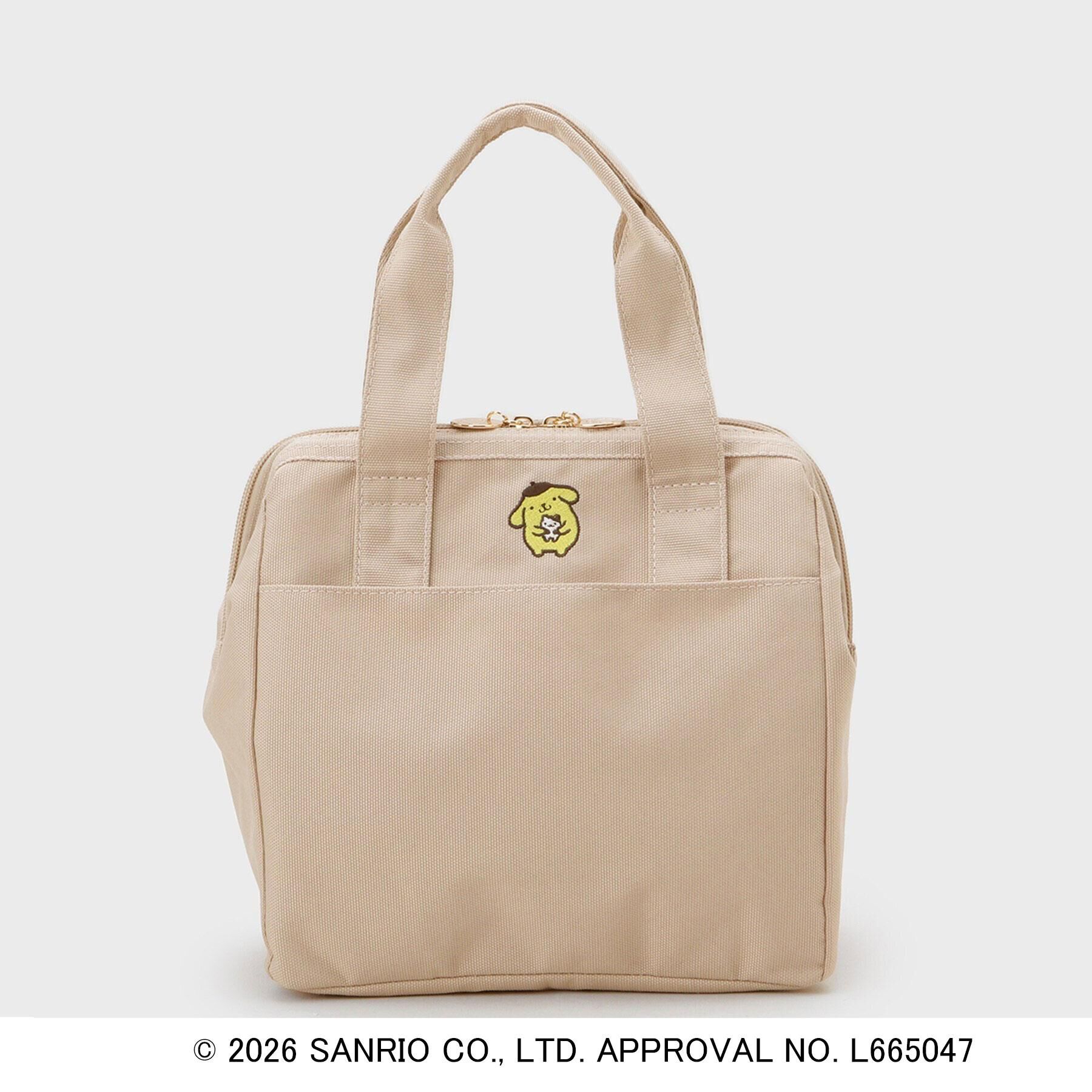 index「◆【ポムポムプリン】保冷機能付きランチトートバッグ」|食器・キッチングッズ|ベージュ(052)