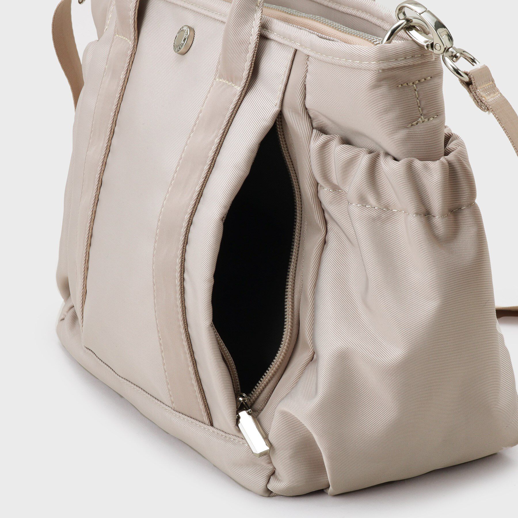 OPAQUE.CLIP「【軽量／撥水加工／2WAY】マルチポケットミドルトートバッグ」|トートバッグ|