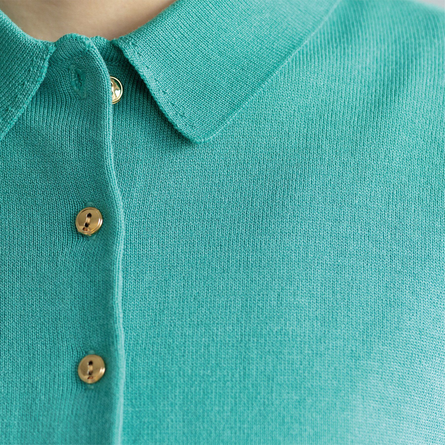 OPAQUE.CLIP「ポロネックカーディガン」|カーディガン|