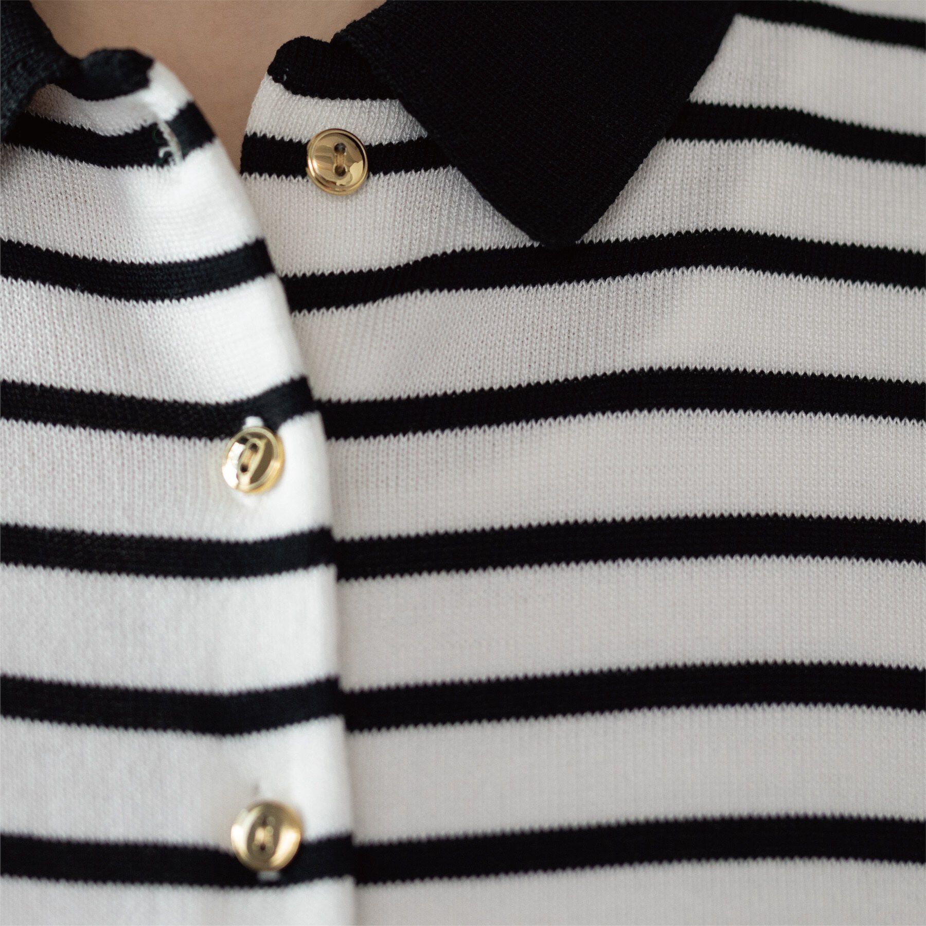 OPAQUE.CLIP「ポロネックカーディガン」|カーディガン|