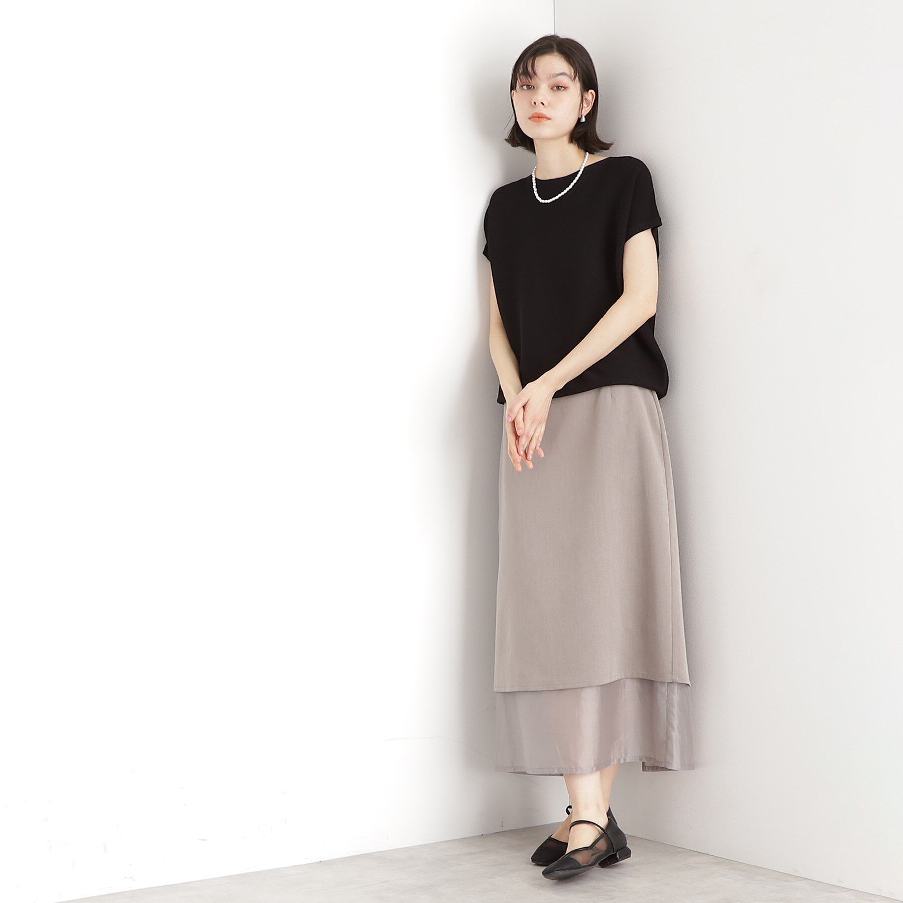 THE SHOP TK「美人フレンチニット【8色展開/WEB限定カラー/洗濯機OK/毛玉になりにくい】」|ニット・セーター|