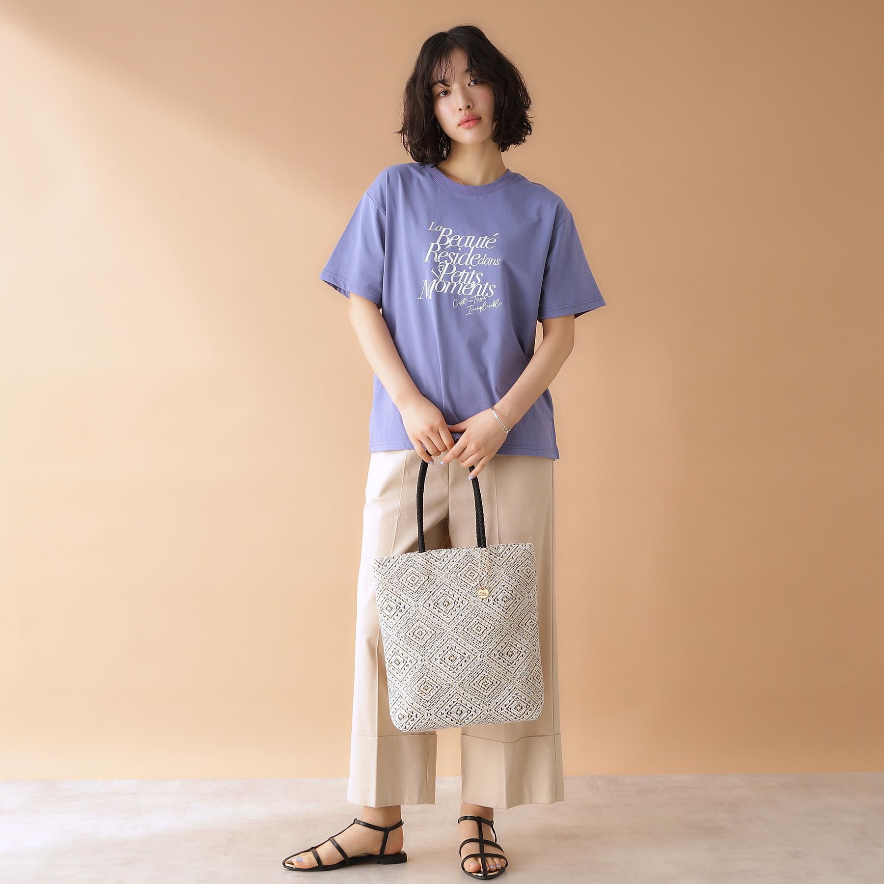 THE SHOP TK「ロゴアソートTシャツ【接触冷感/UVケア/洗濯機OK】」|Tシャツ・カットソー|