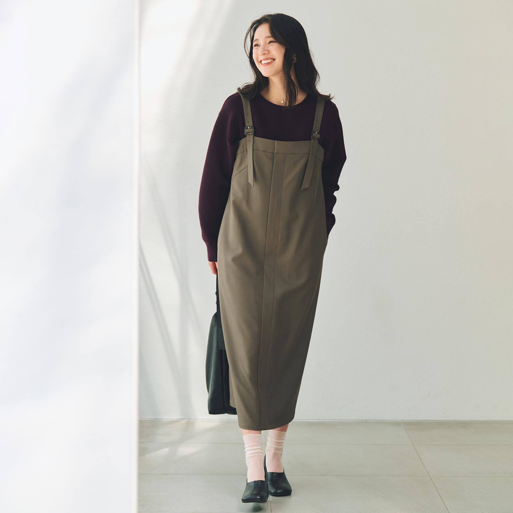 THE SHOP TK「ナローストラップジャンスカ」|ワンピース|