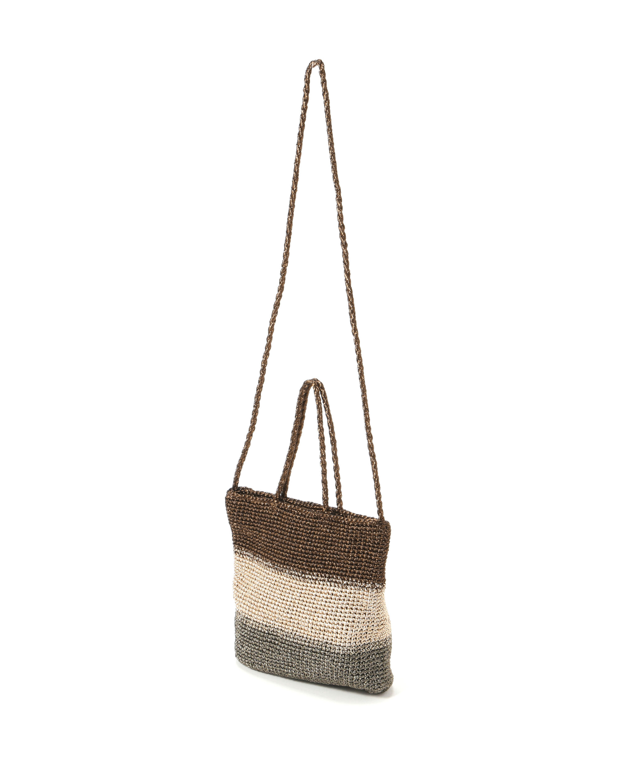  「メタリックボーダー2wayバッグ」|トートバッグ|