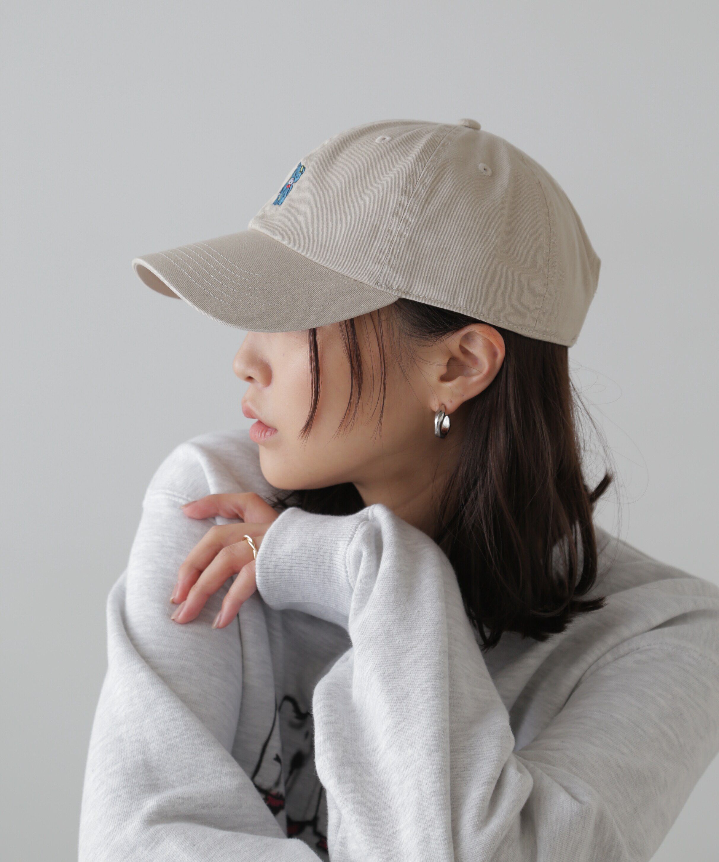  「full_kado キャップ」|その他|ベージュ