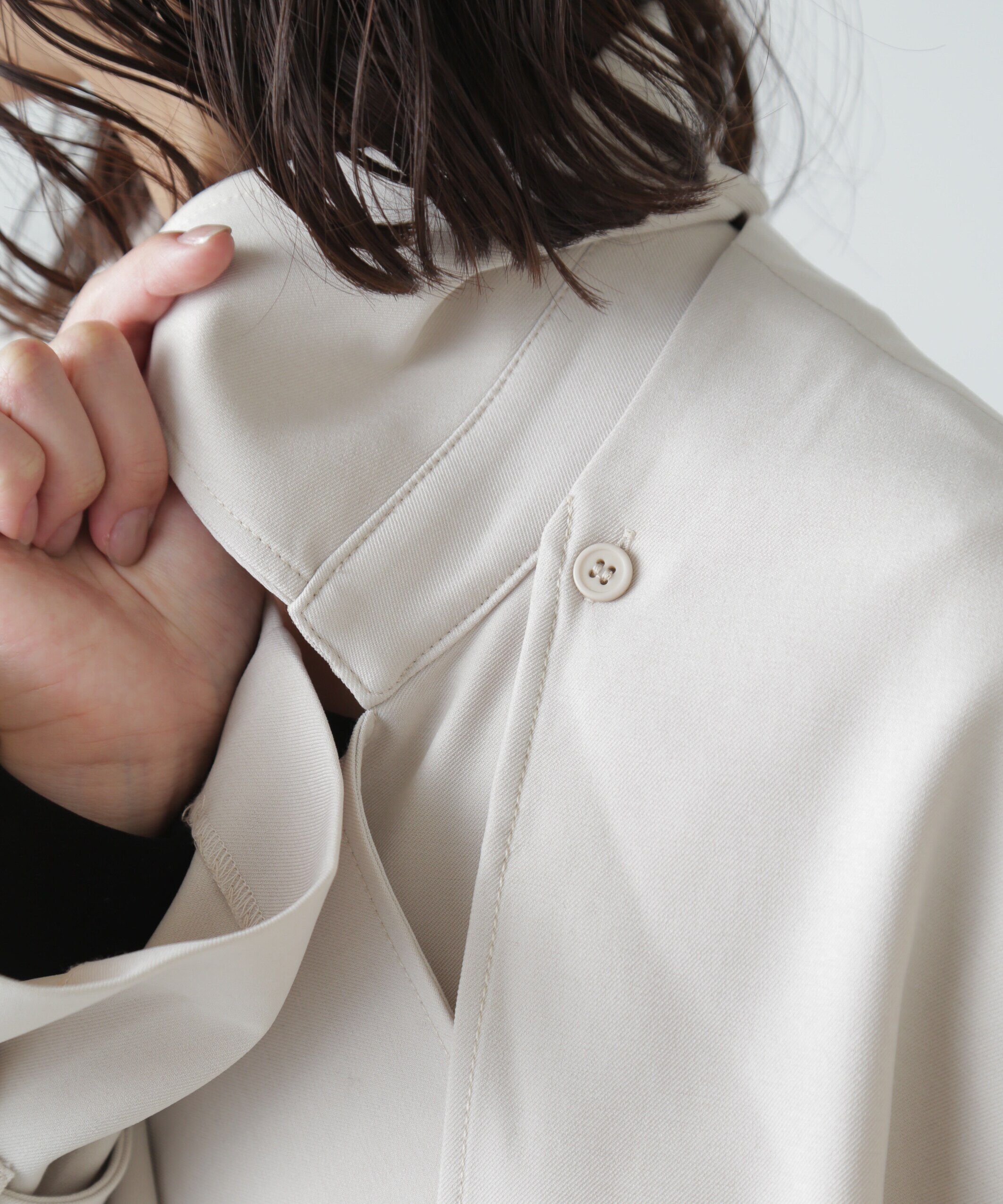  「ケープ付きロングトレンチコート」|その他|