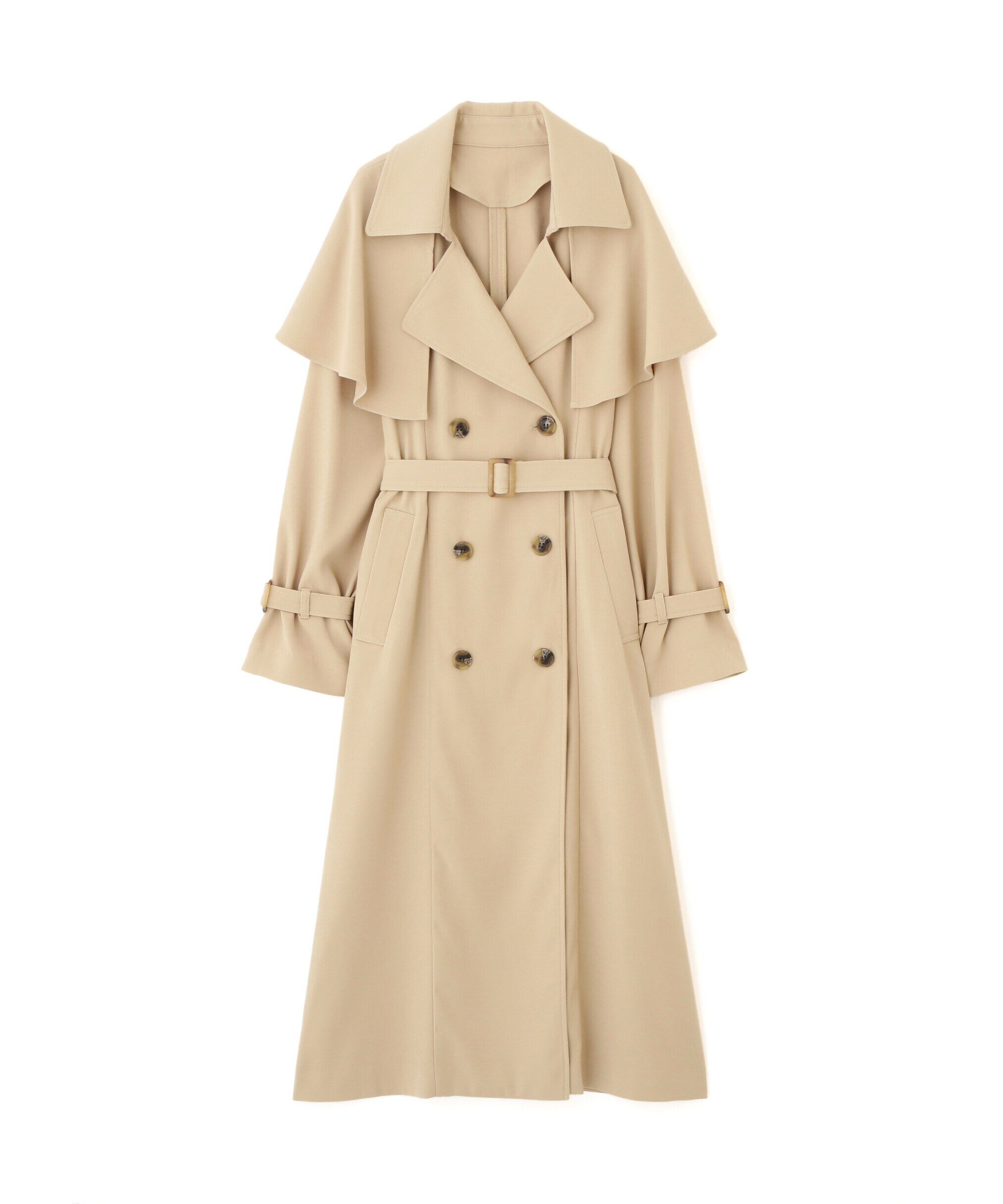  「ケープ付きロングトレンチコート」|その他|