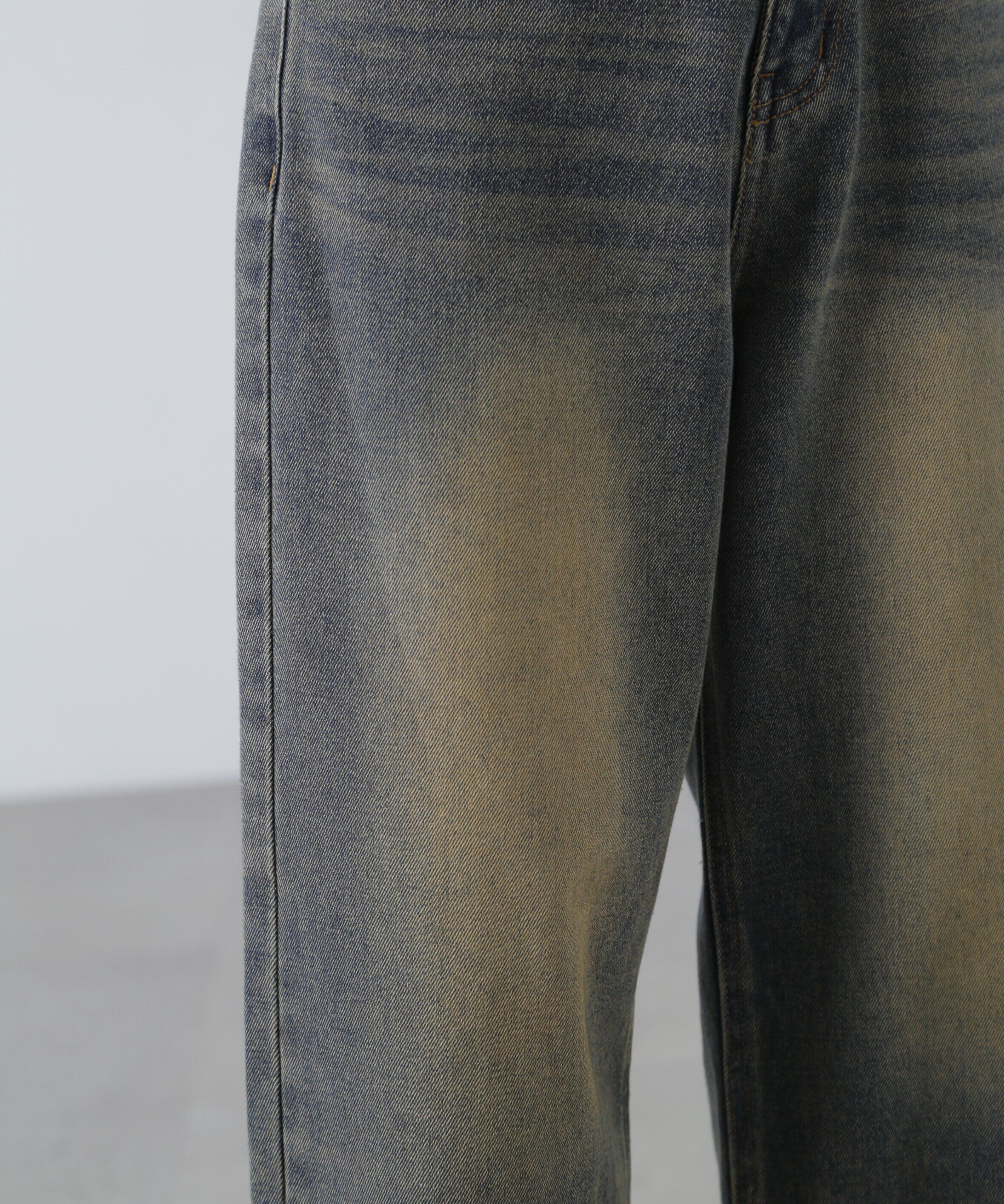  「ブラストオーバーダイワイドストレートデニムパンツ」|その他|