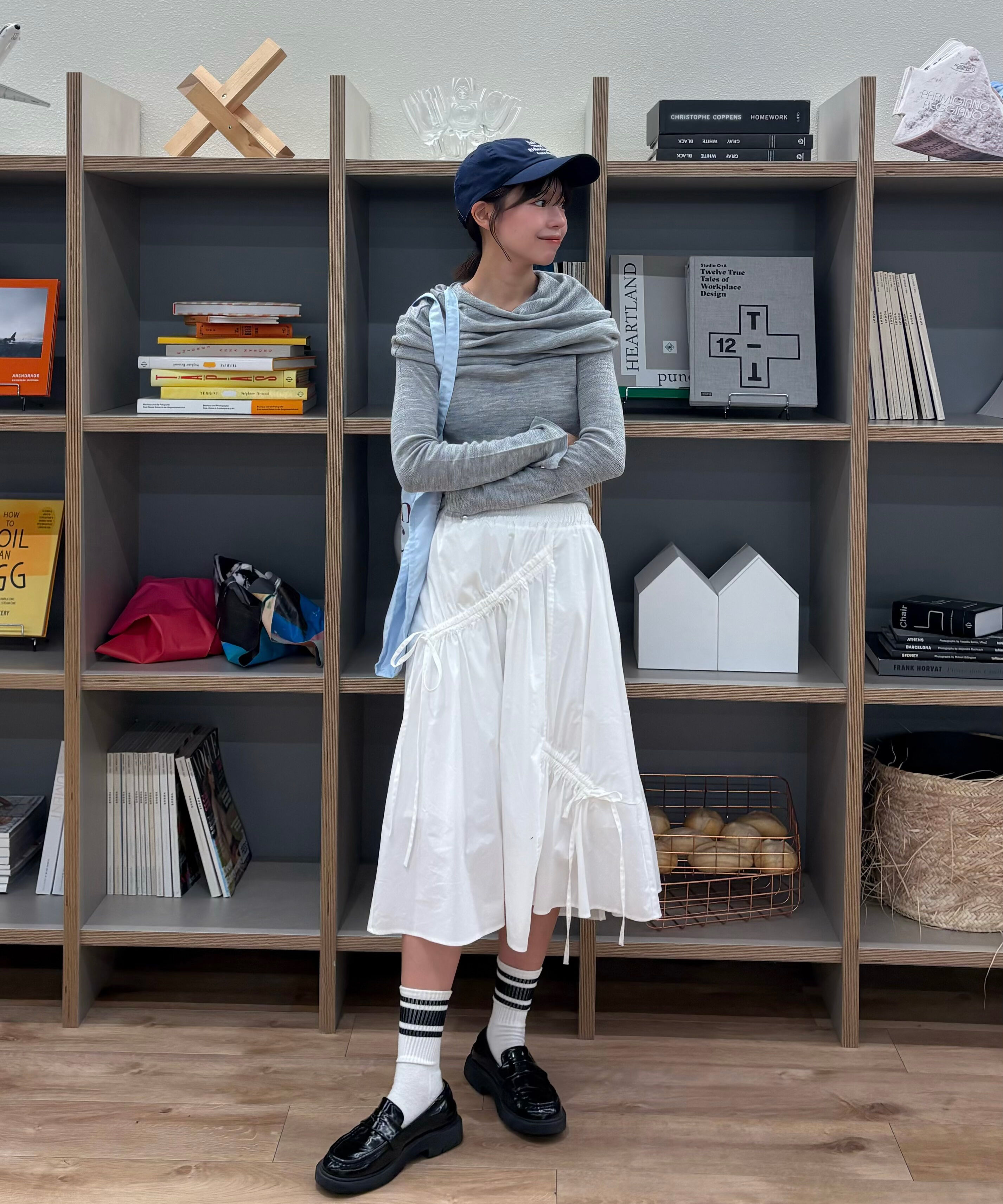  「袖口ボタンオフショルニット〈MFM〉」|ニット・セーター|