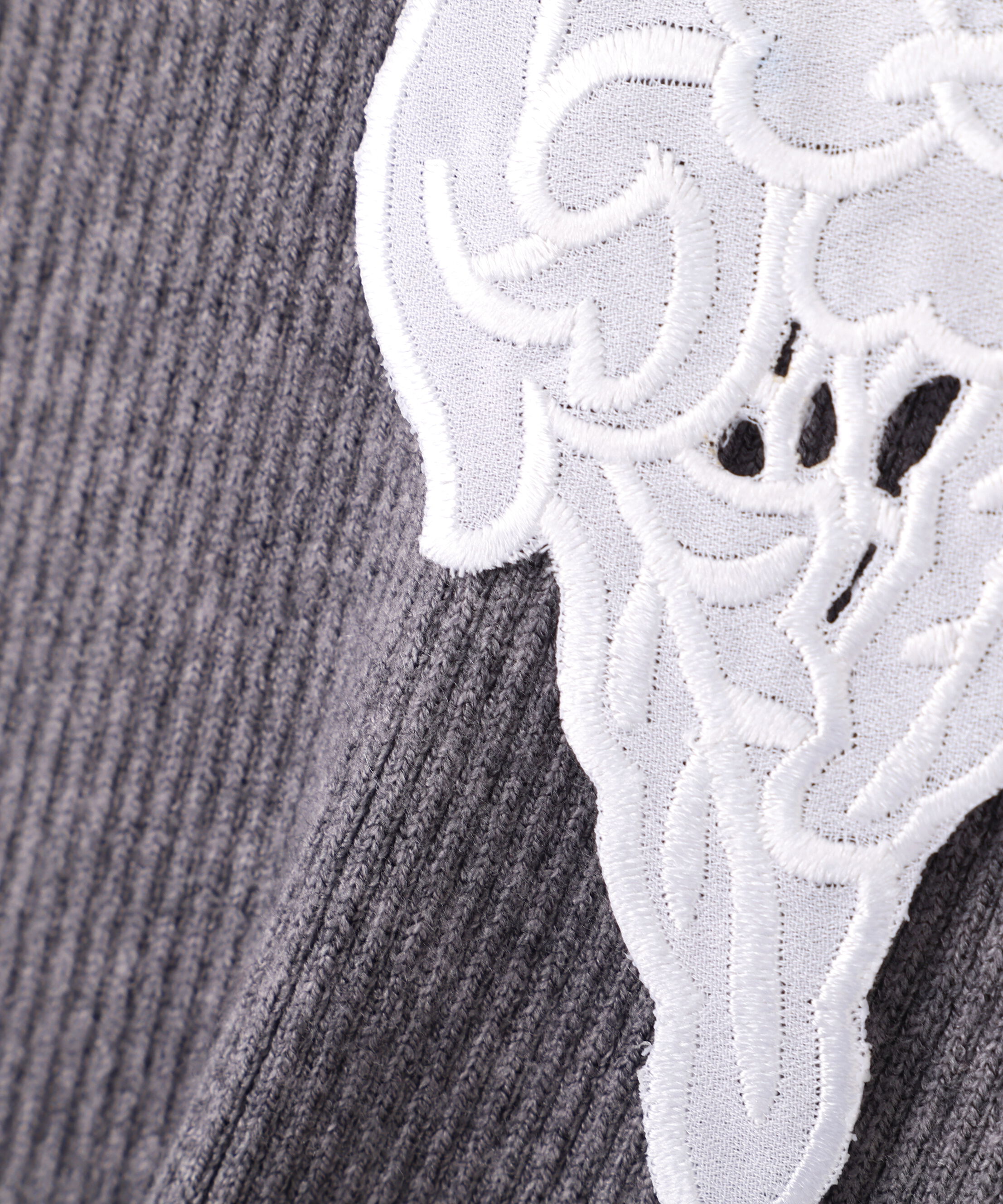 PROPORTION BODY DRESSING「レース襟付きニットワンピース」|ワンピース|