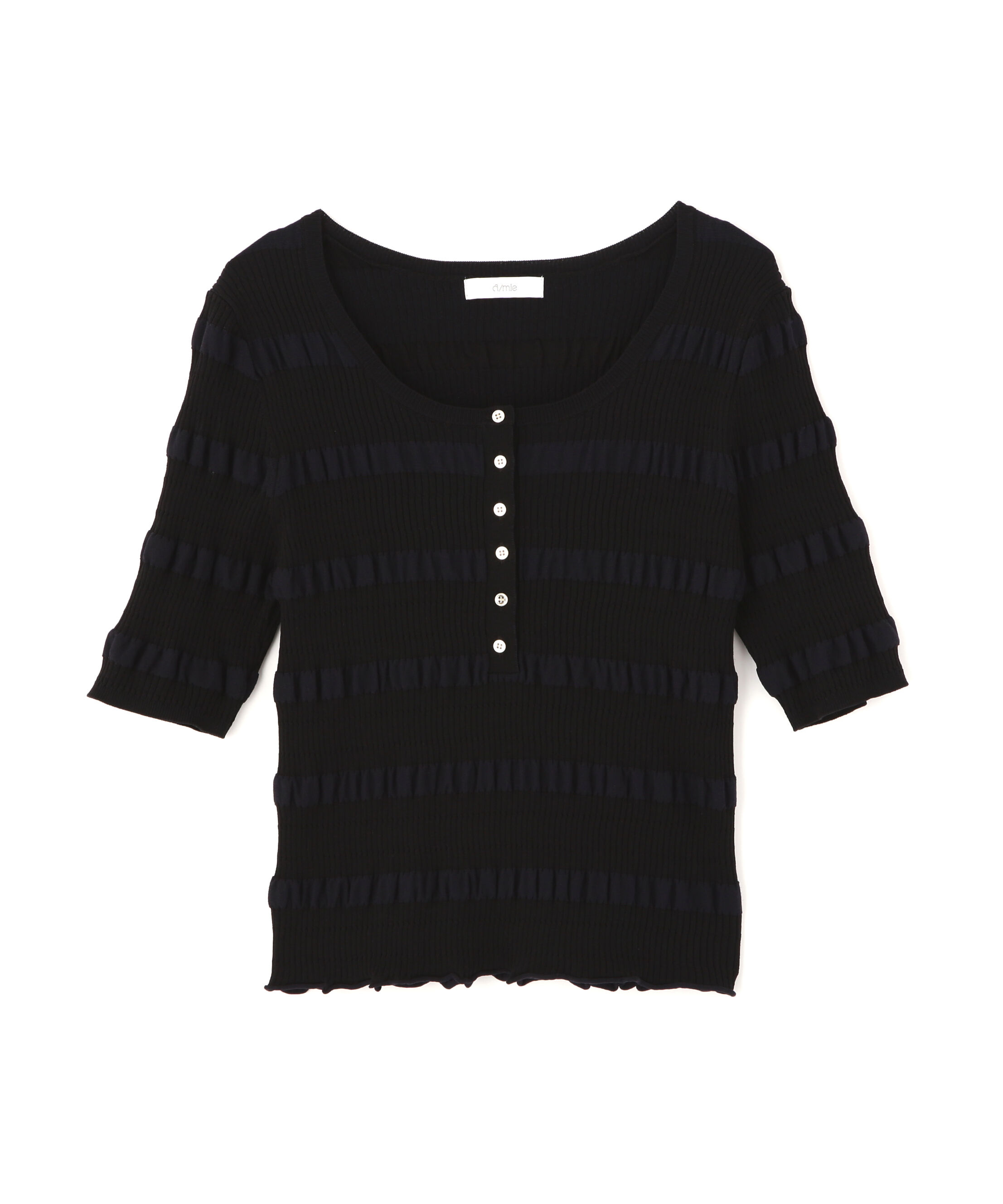 PROPORTION BODY DRESSING「〈a/mie〉変形リブニット 26SS」|カーディガン|