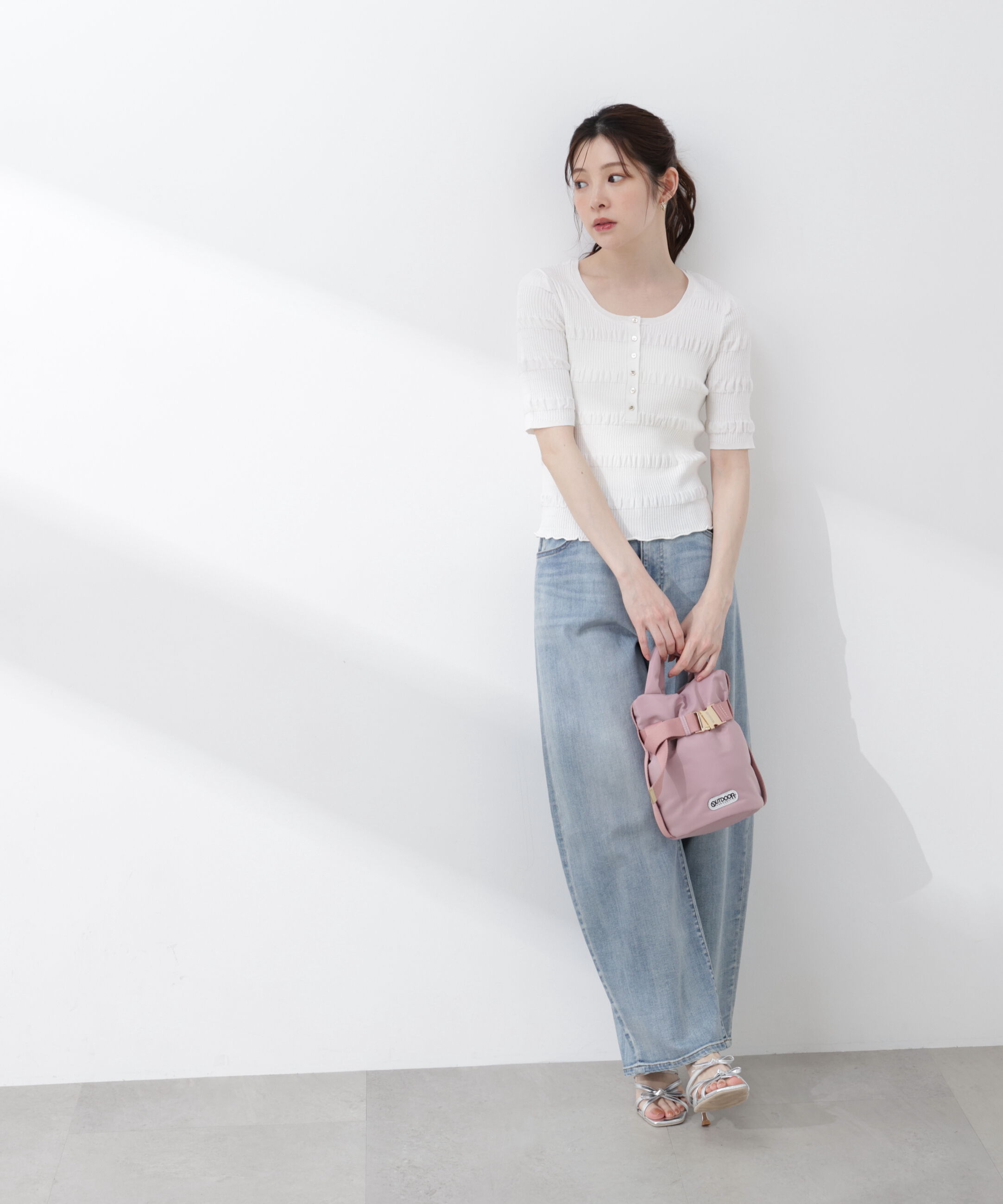PROPORTION BODY DRESSING「〈a/mie〉変形リブニット 26SS」|カーディガン|