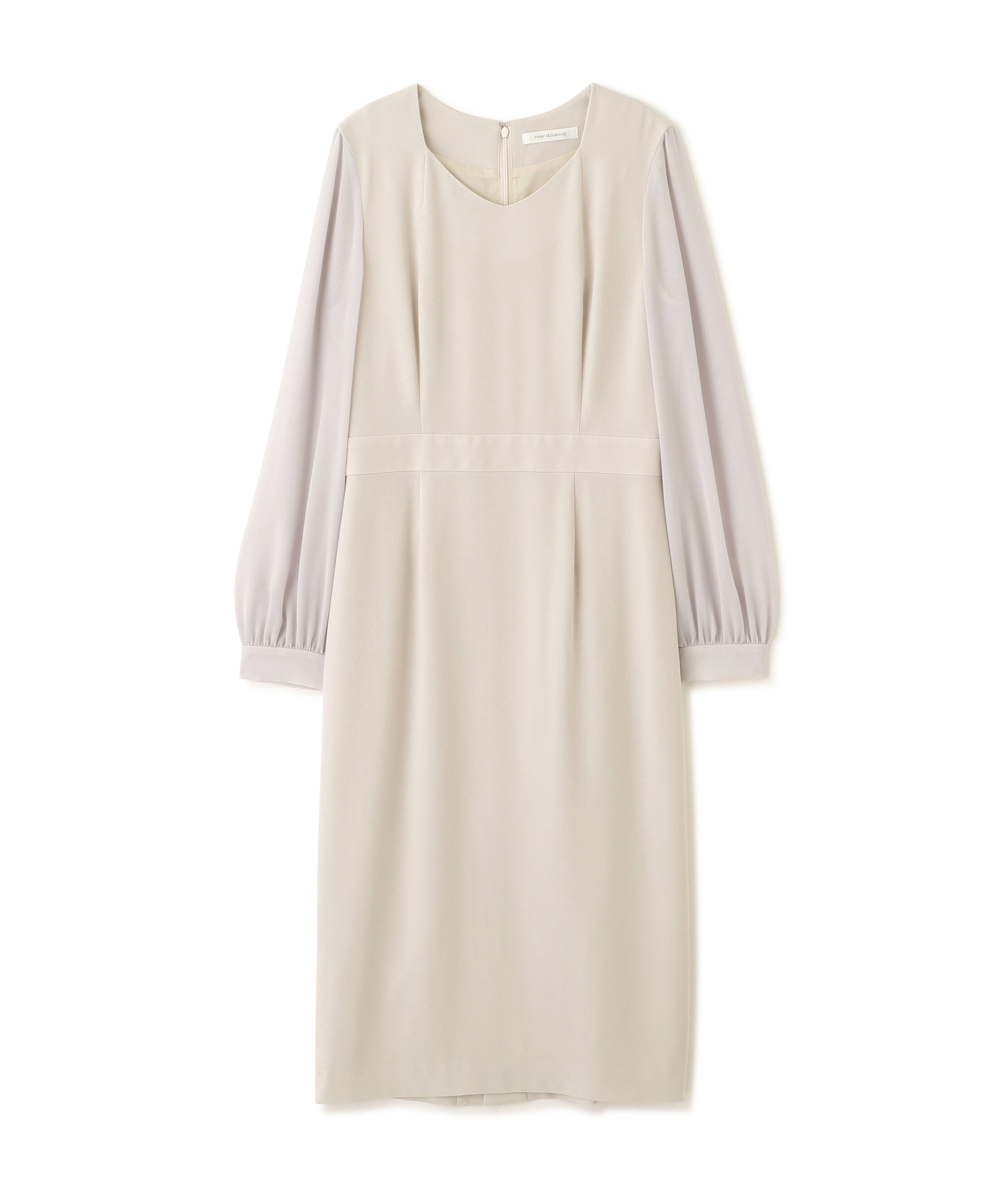  「ダイヤモンドネックコンビワンピース」|ワンピース|