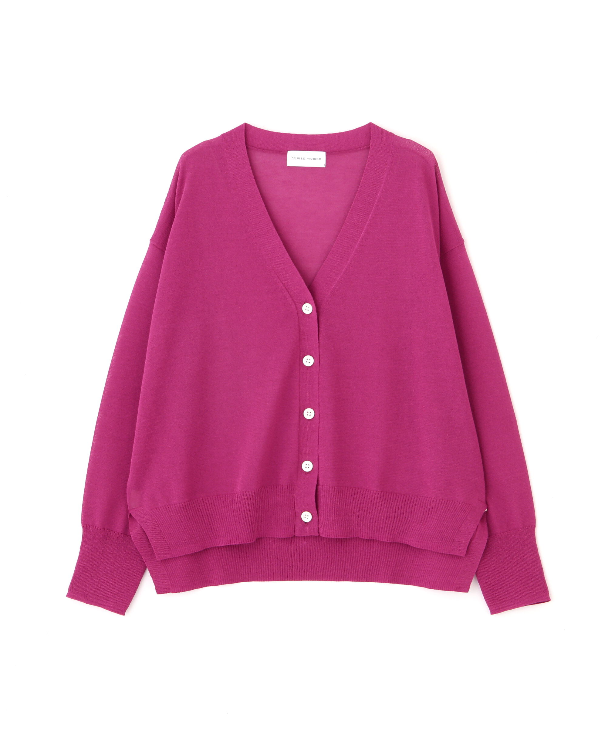  「◆【ウォッシャブル】シアーハイゲージ長袖カーディガン」|ニット・セーター|