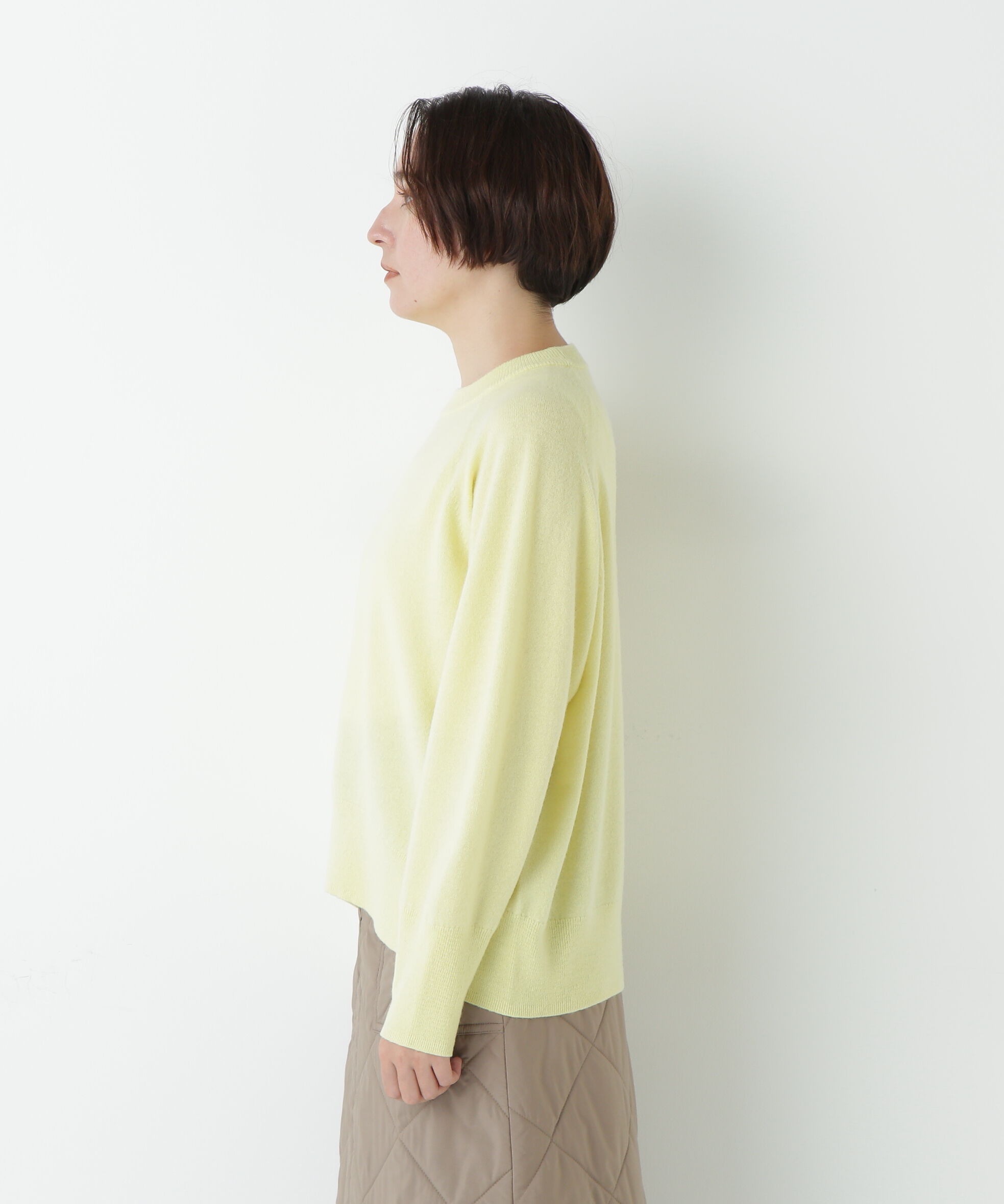  「◆ミドルゲージウールクルーネックプルオーバー」|ニット・セーター|