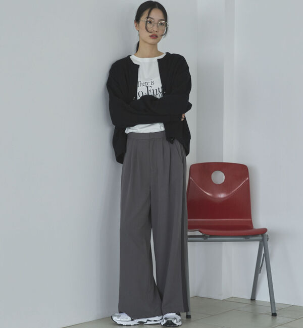 Doux archives「サイドラインタックパンツ」|チノ|