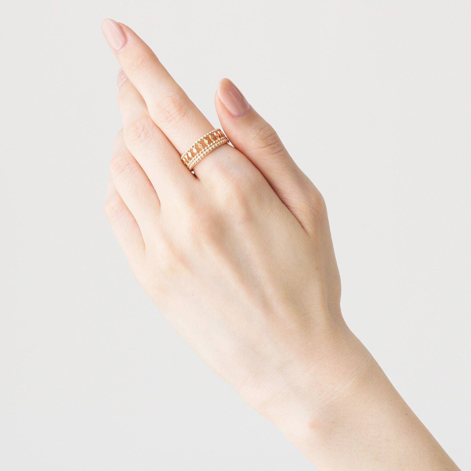 COCOSHNIK「K10切子&times;ミル リング」|リング|