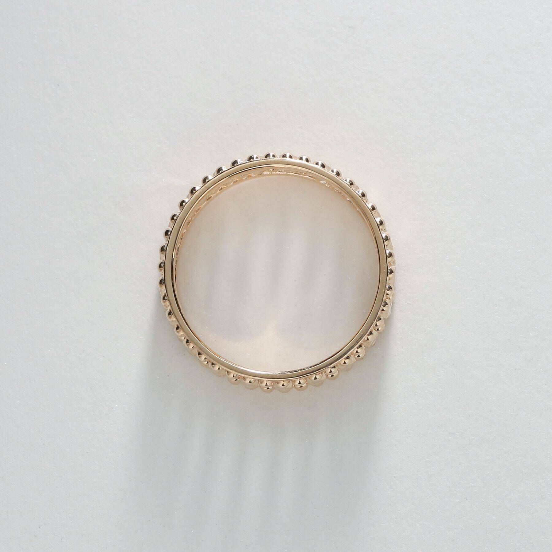 COCOSHNIK「K10切子&times;ミル リング」|リング|