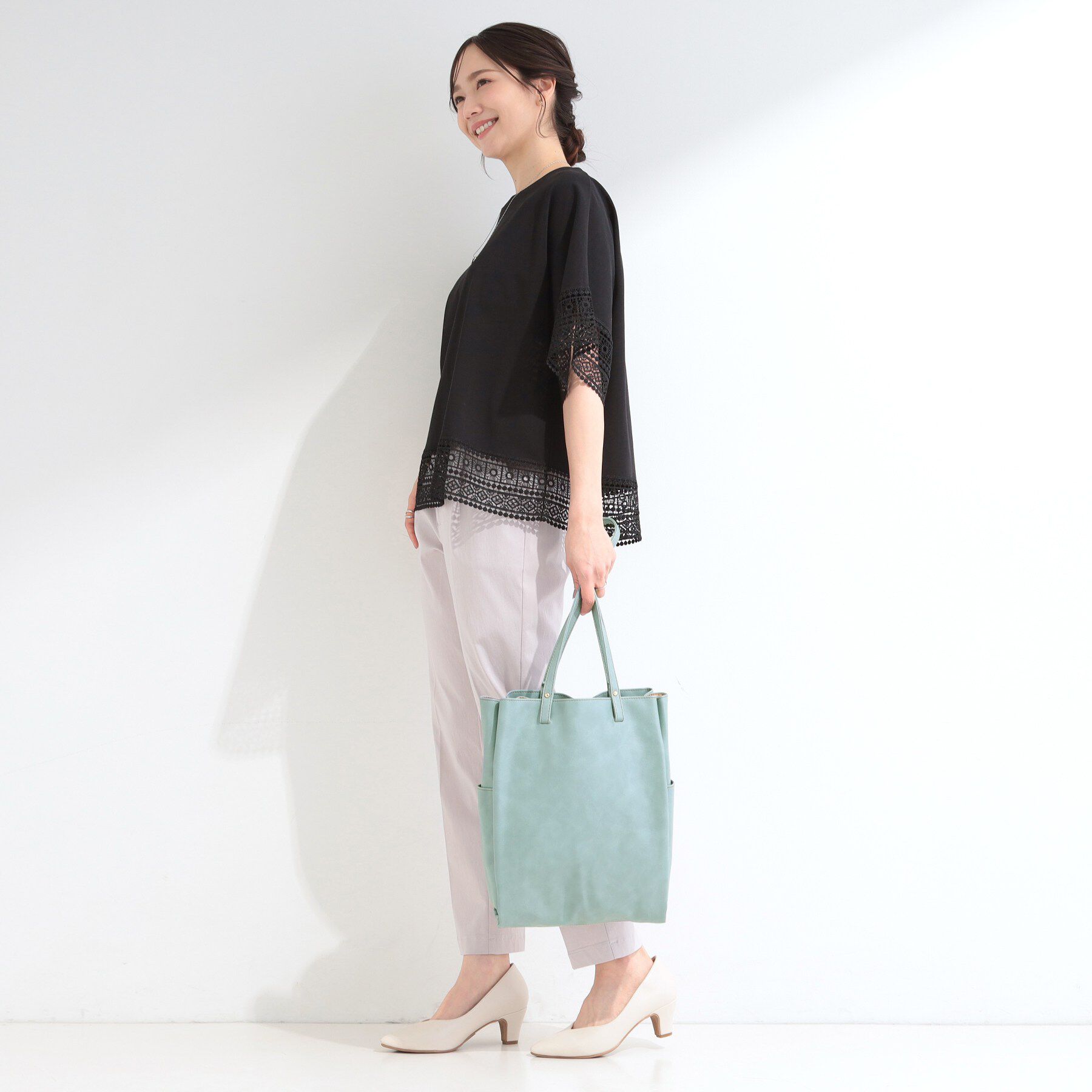 SHOO･LA･RUE「タテナガ収納トートバッグ」|トートバッグ|