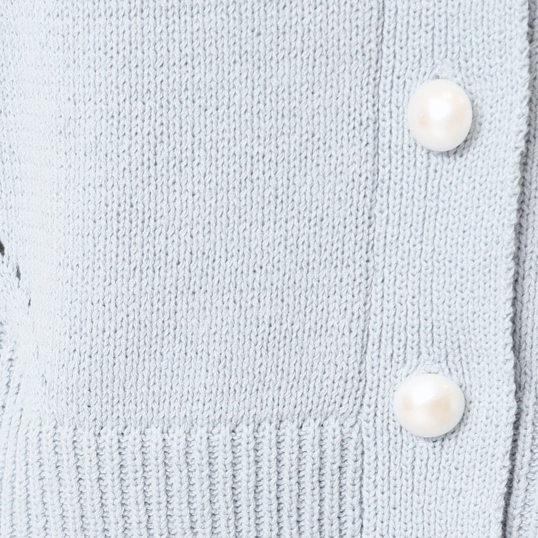 Dessin「【洗える】パール調ボタン付きニットジレ」|ベスト・ジレ|