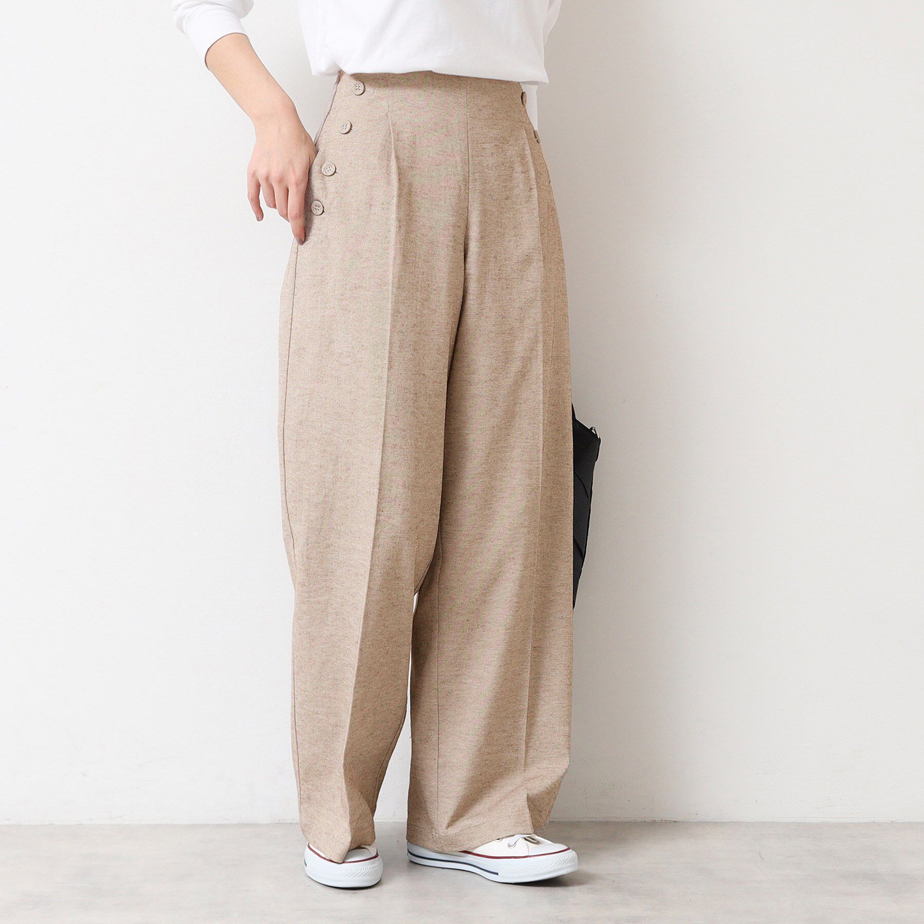 Dessin「【多機能】リネンブレンドマリンパンツ」|その他|