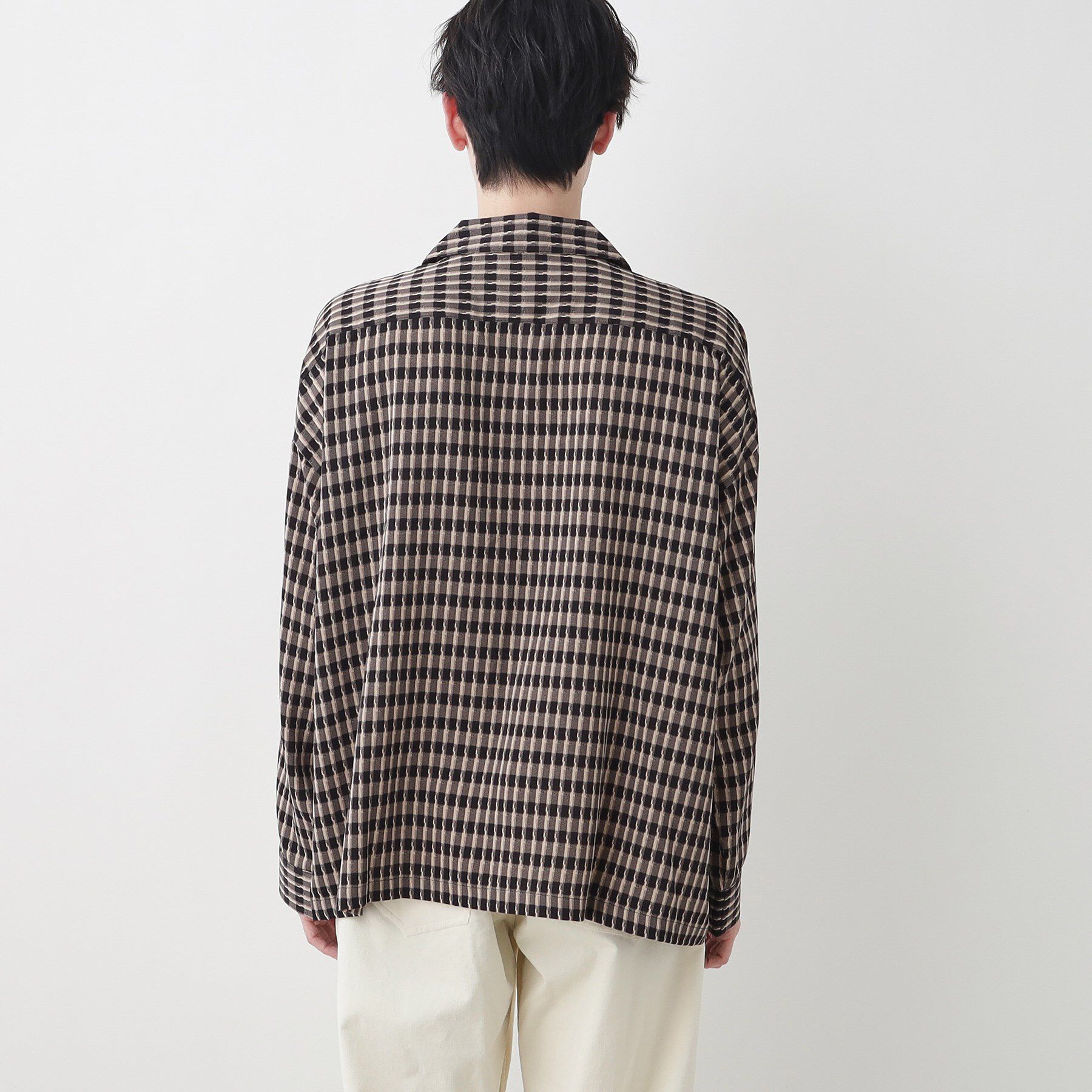 Dessin「【洗える】バイカラーチェックシャツ」|シャツ・ブラウス|